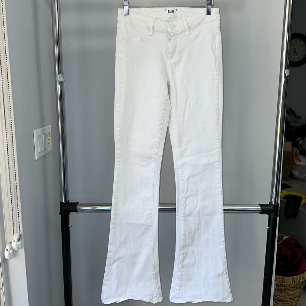 Paige Crisp White Genevieve Jeans